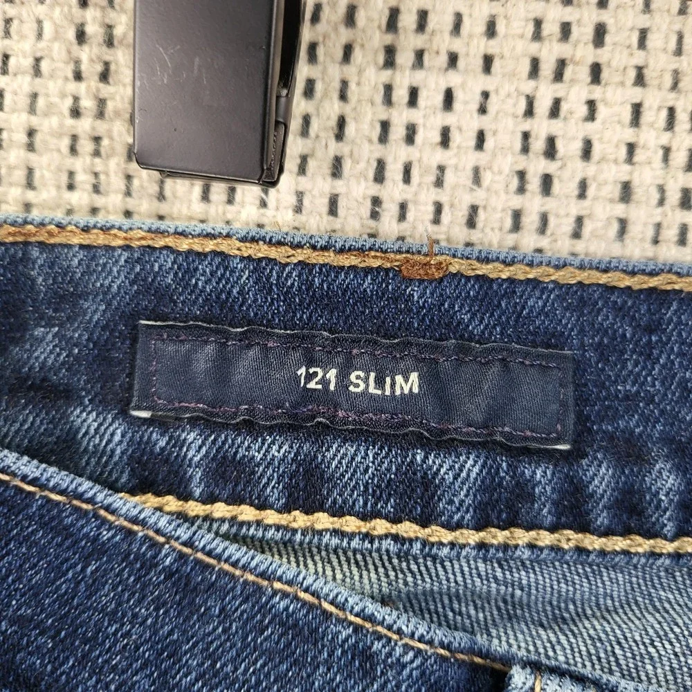 Lucky Brand Jeans Mens‎ 38x30 Blue 121 Slim Fit Denim Medium Wash Casual Pants